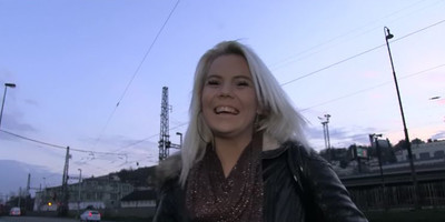 18 Year Old Blonde Takes A Dick Full Of Cum To Pay For A New Phone