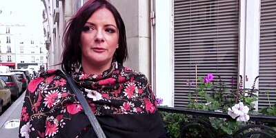 A beautiful divorced wife wants an adventure and has sex with two stranger guy