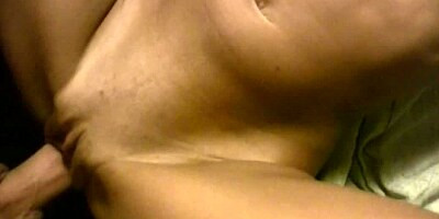 A bimbo is getting her pussy filmed while she is fucked hard