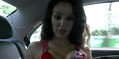 A brunette who gets a great ass fucking