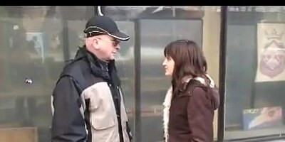 A Chance Meeting With Grandpa Ends With A Lovely Fuck !