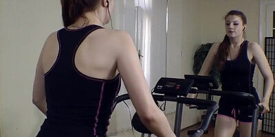 After gym sniffing licking mistress feet