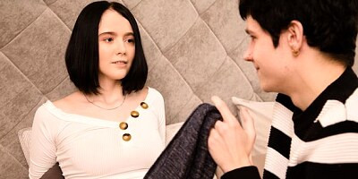 Alluring girlfriend Mery House pleases her skinny buddy in her lovely poses