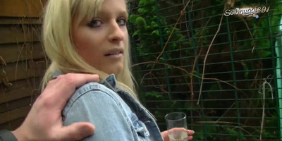 Amateur german blonde wench hot POV sex video