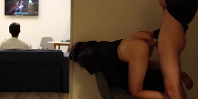 Amateur Porn Babe Fucked Hard While Bf Is Gaming Part1