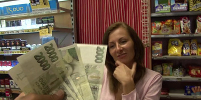 amateur sex nailed hard in the shop