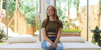 Amber - Shy Redhead Tries Something New