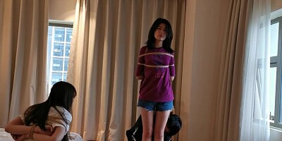 Asian trying Bondage 2