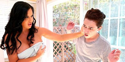 Astonishing Asian MILF with huge boobs Sybil Stallone nailed by a horny stud