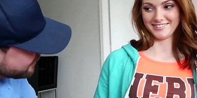 Attractive Ginger Teen Is Eager For Some Wild Cock Riding