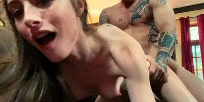 Awesome model with small tits Kyler Quinn fucked by a big boner