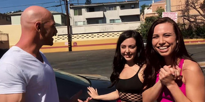 Bald pick-up guy banged Aidra Fox and Whitney Wright