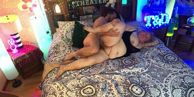 BBW Fucked Doggystyle With Creampie Finish - Real Couple - TnD