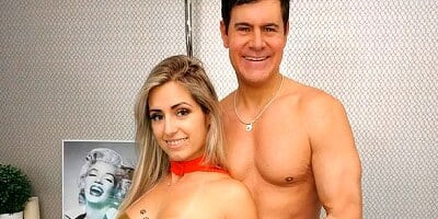 Beautiful amateur blonde Mia Linz is getting penetrated in the cowgirl pose