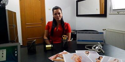 Beautiful big-bottomed chick gets impaled in her lovely pose