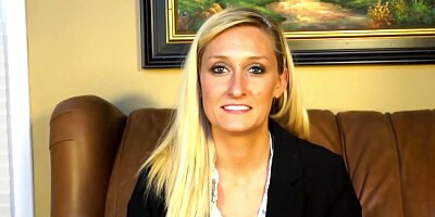 Big Booty Office Uniform Casting - Addison Hurts