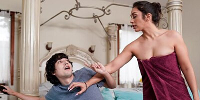 Big-bottomed doll Lilly Hall with small tits is enjoying anal sex