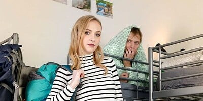 Big-bottomed young hottie Jenny Wild impaled in the bedroom