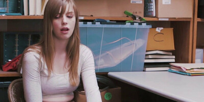 Black LP Officer Disciplines Teen Shoplifter Dolly Leigh