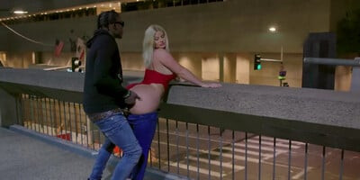 BLACKEDRAW This WILD thicc blond hair babe said she's do anything for BIG BLACK DICK