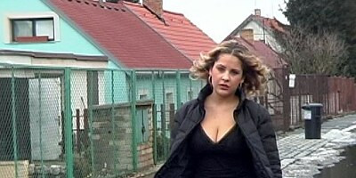 Blonde With Huge Tits Does Anal