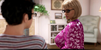 Blossoming Love - Naked in front of the mirror (19)