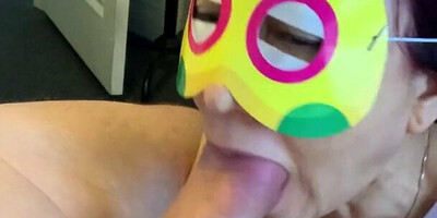 blowjob from my Korean milf