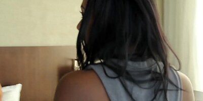 Body Builder Fucks Hot Tiny Black Teen as a Reward