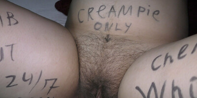 Body writing - slut wife in cumshot POV gangbang! - Roleplay