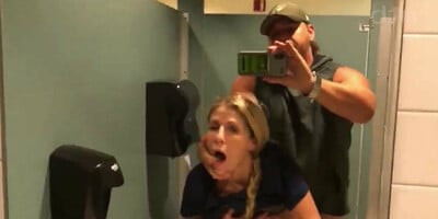 Boss Visits The Sexy Nurse in Hospital's Bathroom