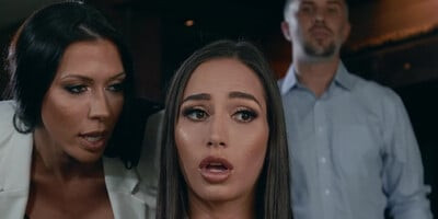 Both hot babes Rachel Starr and Desiree Dulce make me cum again!