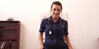British Nurse gives JOI