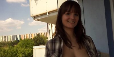 Brunette mother is asked about her oral skills and she is willing to show them