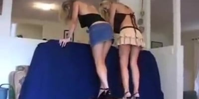 Brutal Blonds High Heels Trample