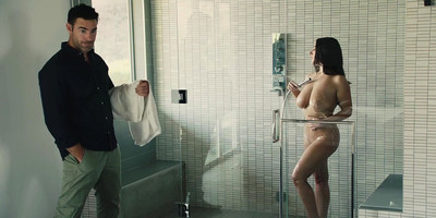 Busty and powerful businesswoman teasing her hot assistant