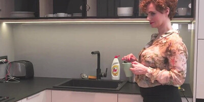 busty mature mom makes bad coffee but good sex wife orgasm