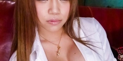 Busty Nene Azami blows it before having rough sex