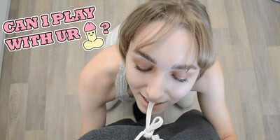 CAN I PLAY WITH YOUR DICK, PLEASE?