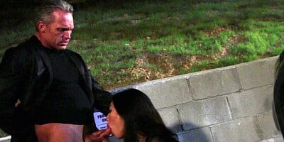 Charming asian Asa Akira public sex