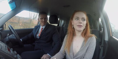 Cheeky redhead fails on purpose