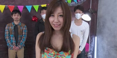 Chihiro Akino Fucks Her Boyfriend and His Friend