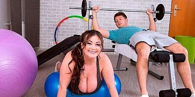 Curly-haired girlfriend Nila Mason demonstrates her skills