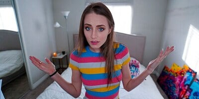 Cute and hot chick Kyler Quinn fucked by a pretty large dick