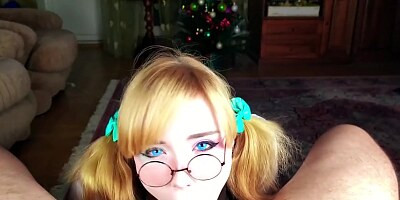 Cute Redhead Deepthroat Dick Lover and Anal Sex after College