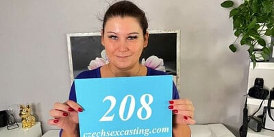 Czech Busty Milf spread her legs for great job