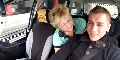 Czech Mature Blonde Hungry for Taxi Drivers Cock