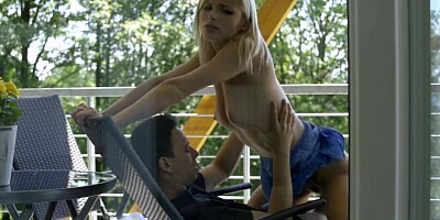 Dane Jones Young Blonde Wife Zazie Skymm Footrub Suck and Fuck