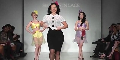 Desfile lingerie vintage deliciiosas