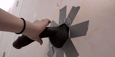 DOGFARTNETWORK - Alexia Gold Rides A Random Black Cock At A Glory Hole