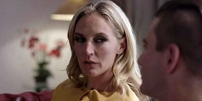 Elegant athletic blonde Mona Wales needs a long boner